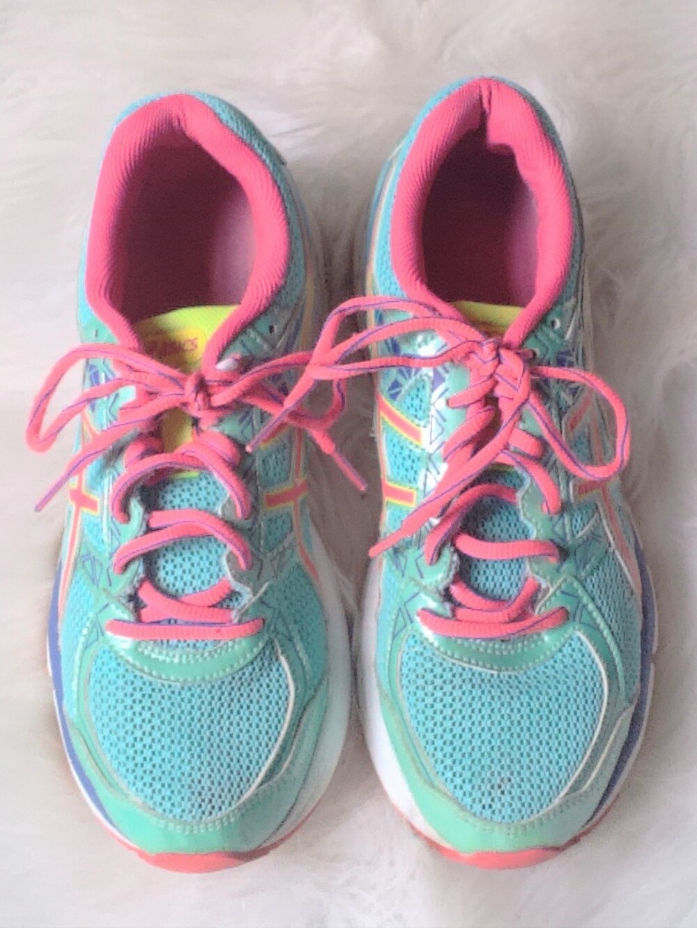 ASICS Pink Running Shoes Size 9 - Picture 3 of 7